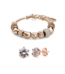 SET MINERVA ROSE GOLD 