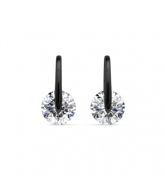 EARRINGS FASHION BLACK