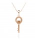 PENDANT KEY ROSE