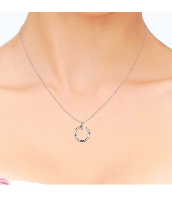 PENDANT CLOVE WHITE